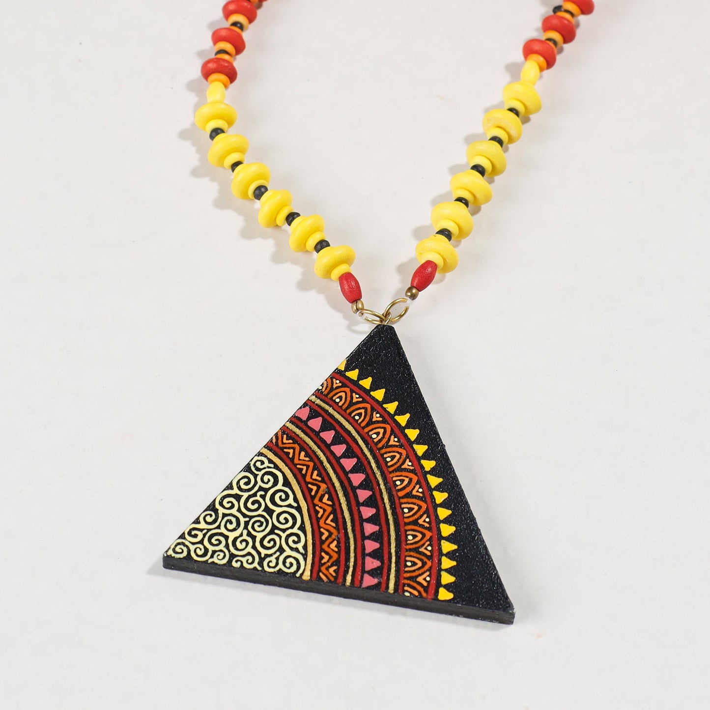 miniature handpainted necklace