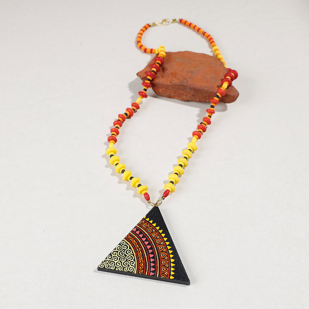 miniature handpainted necklace