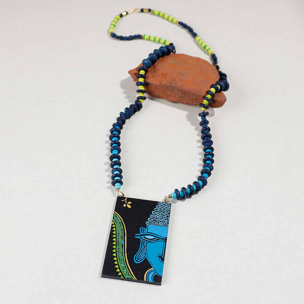 miniature handpainted necklace