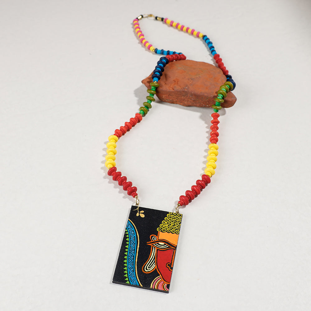 miniature handpainted necklace