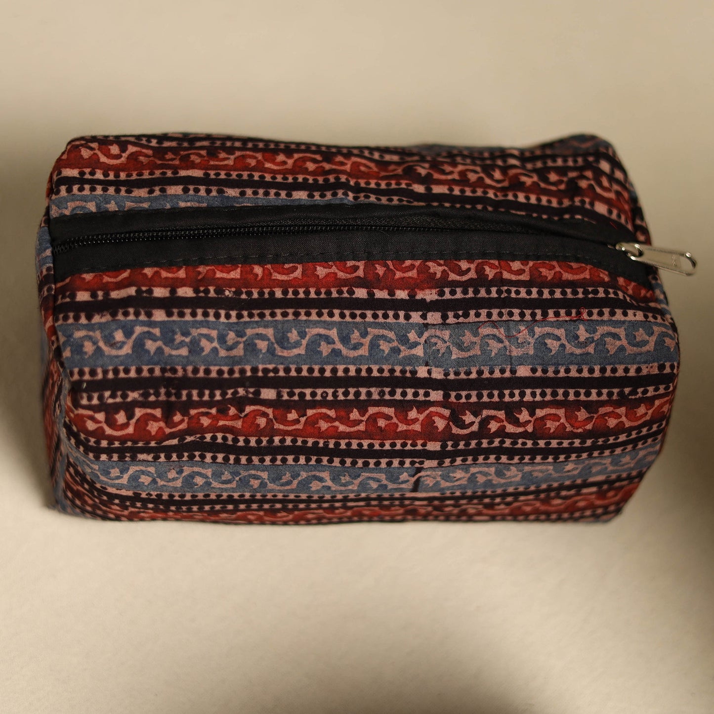 Multicolor Multipurpose Handmade Toiletry Bags (Set of 3)