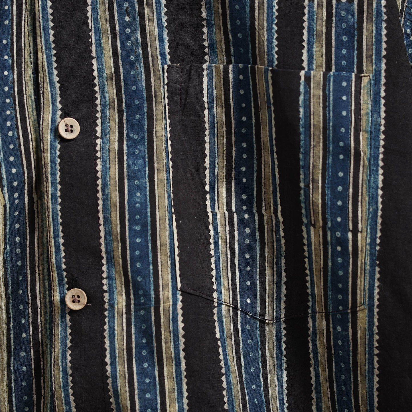 Multicolor - natural dyed cotton men full sleeve shirt 03