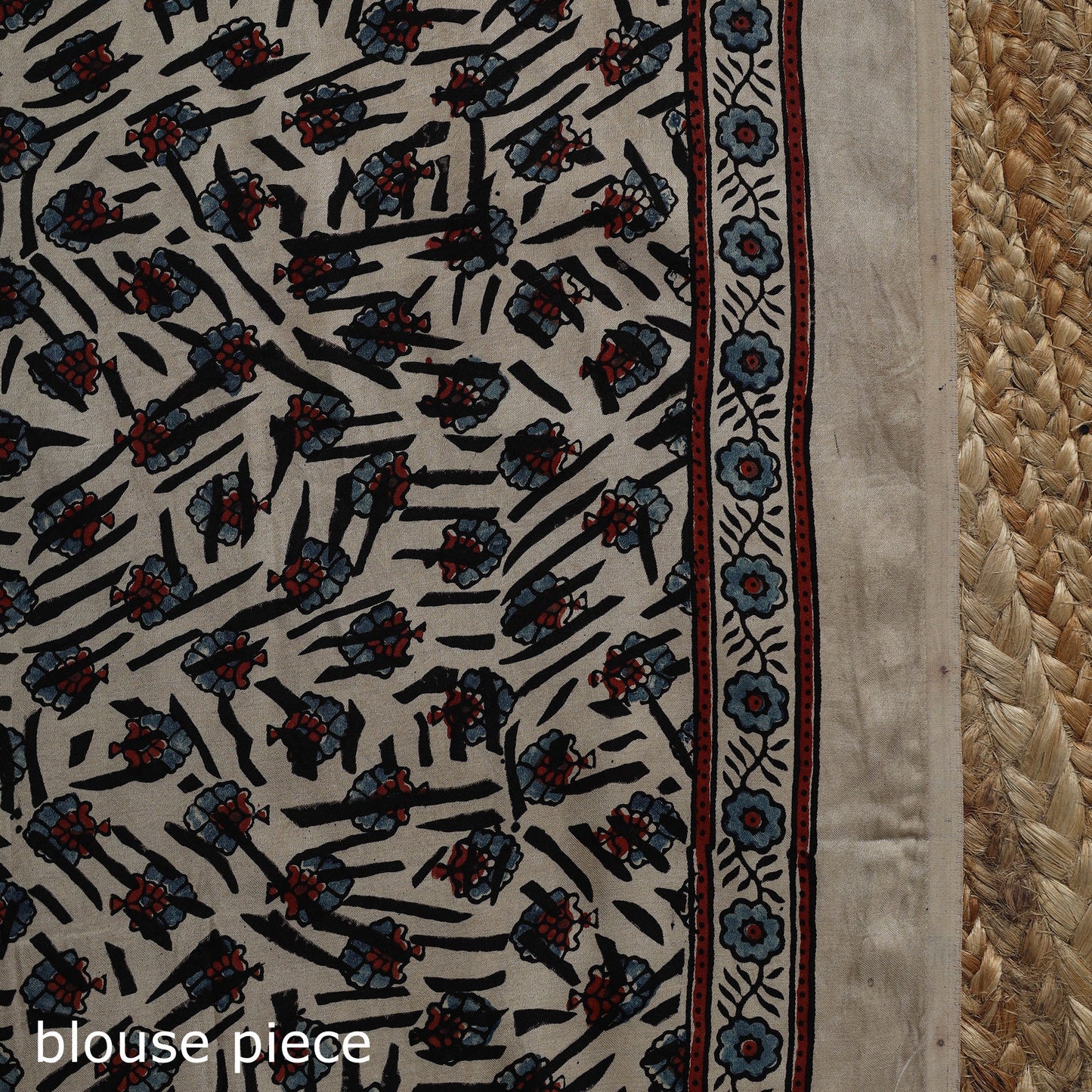 Natural dyed hand modal silk saree with tassels 12