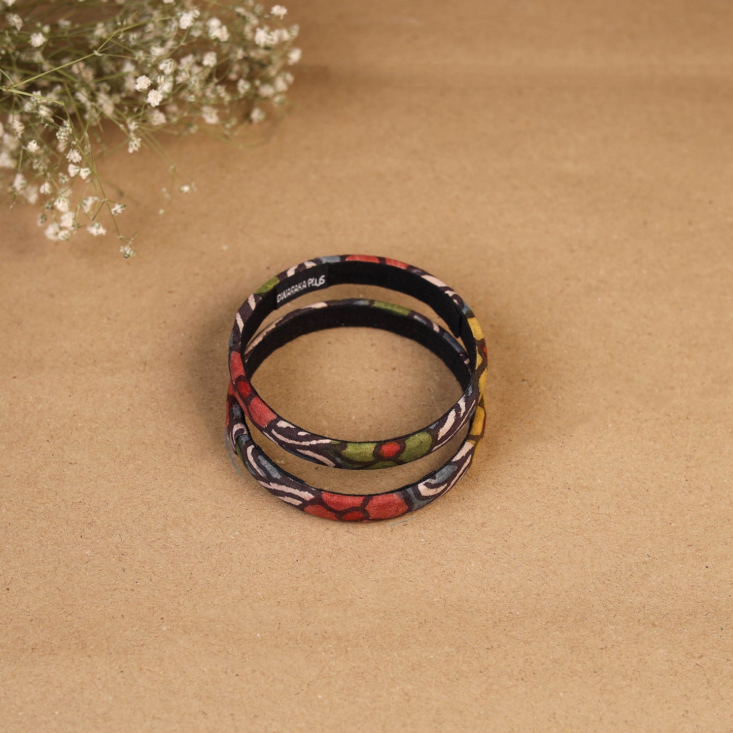 Natural dyed handpainted kalamkari bangle so2 (size - 2-8)