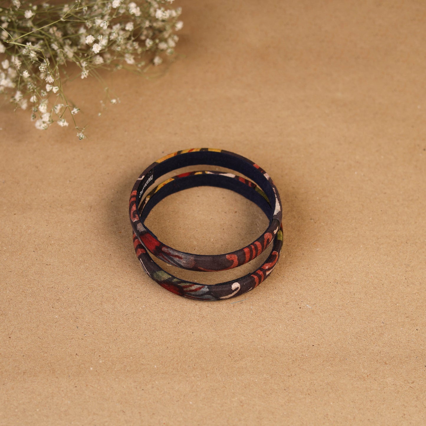 Natural dyed handpainted kalamkari bangle so2 (size - 2-8)