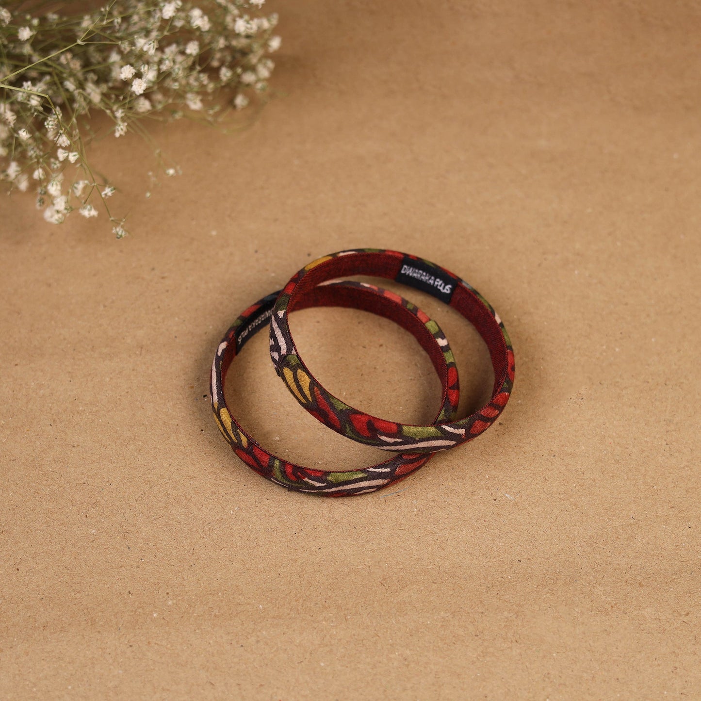 Natural dyed handpainted kalamkari bangle so2 (size - 2-8)