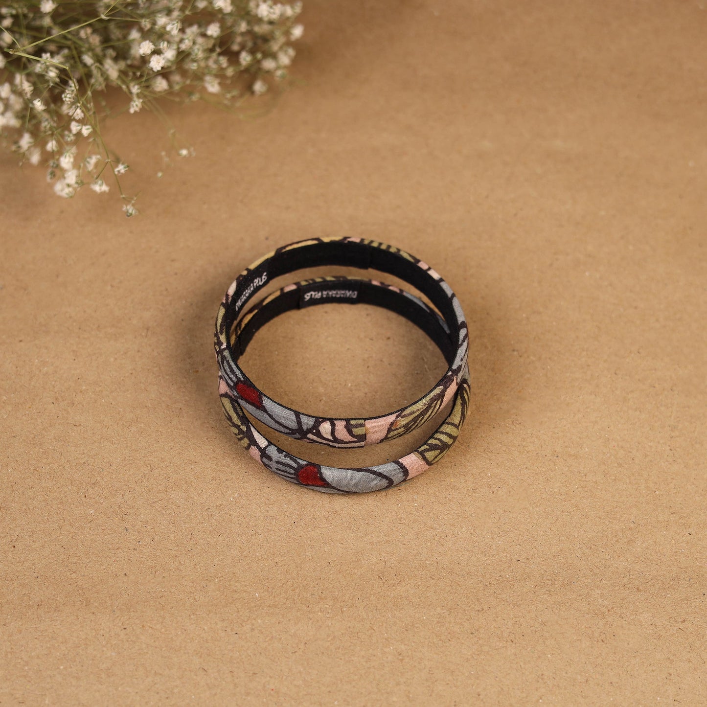 Natural dyed handpainted kalamkari bangle so2 (size - 2-8)