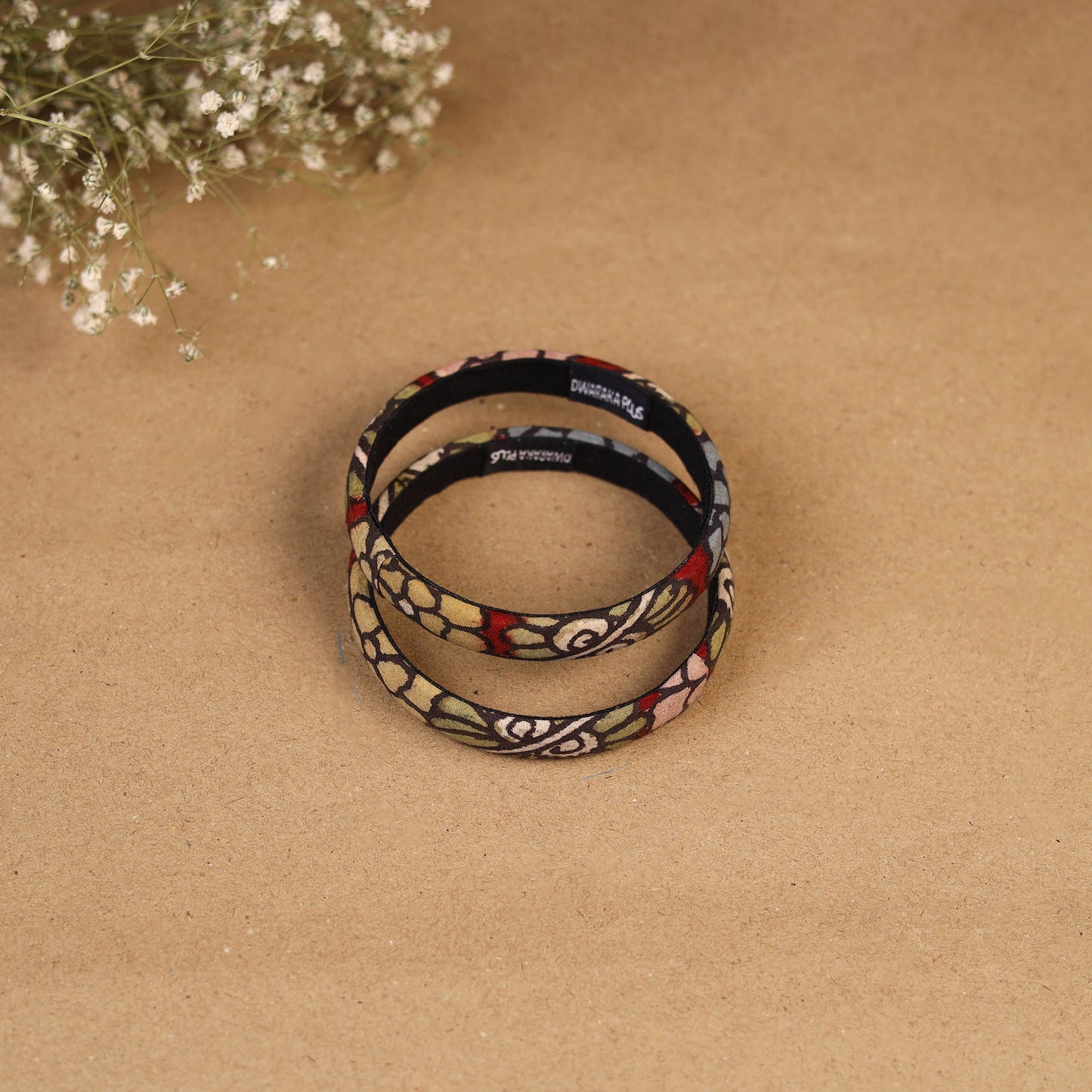 Natural dyed handpainted kalamkari bangle so2 (size - 2-8)