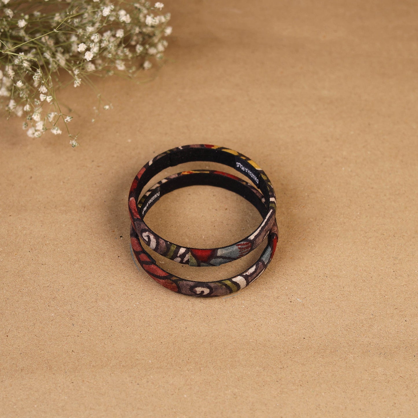 Natural dyed handpainted kalamkari bangle so2 (size - 2-8)
