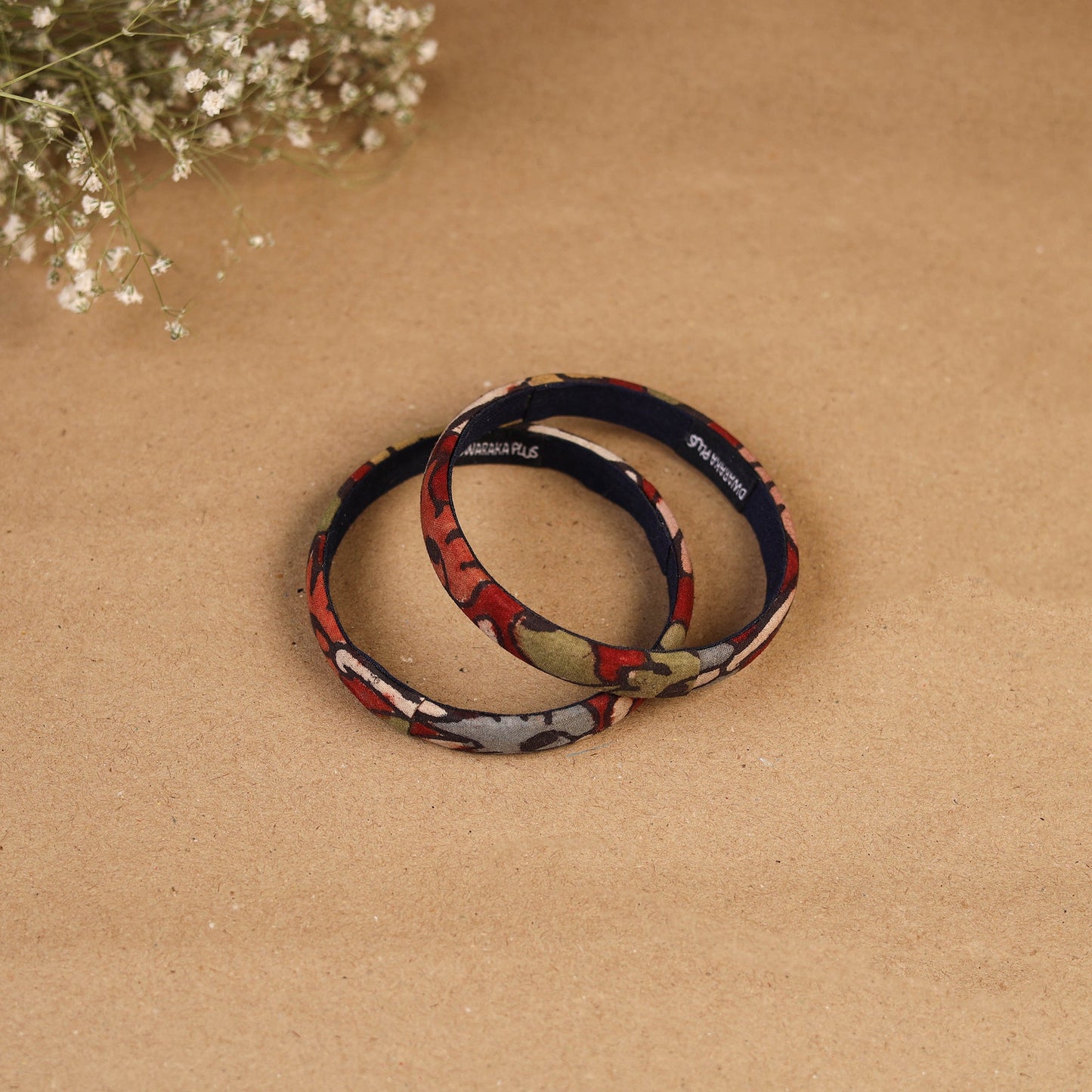 Natural dyed handpainted kalamkari bangle so2 (size - 2-8)