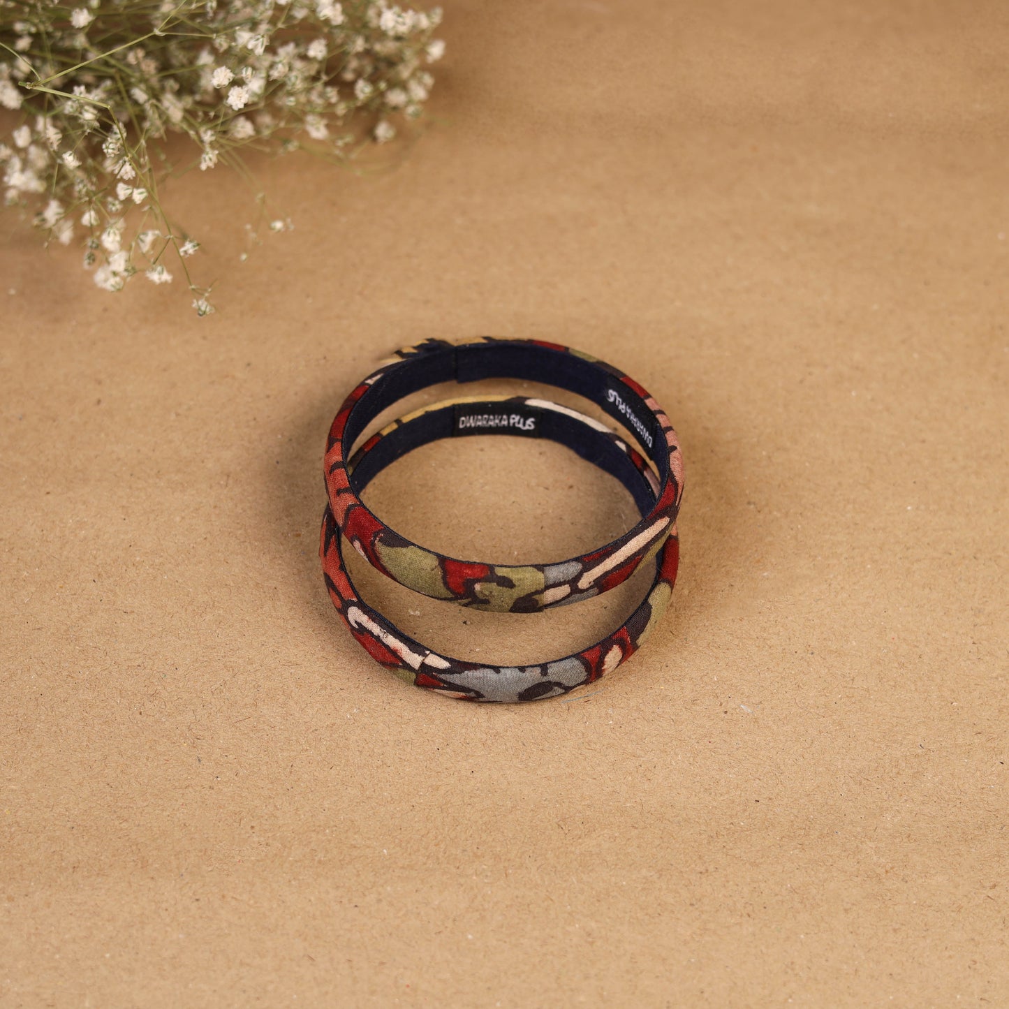 Natural dyed handpainted kalamkari bangle so2 (size - 2-8)
