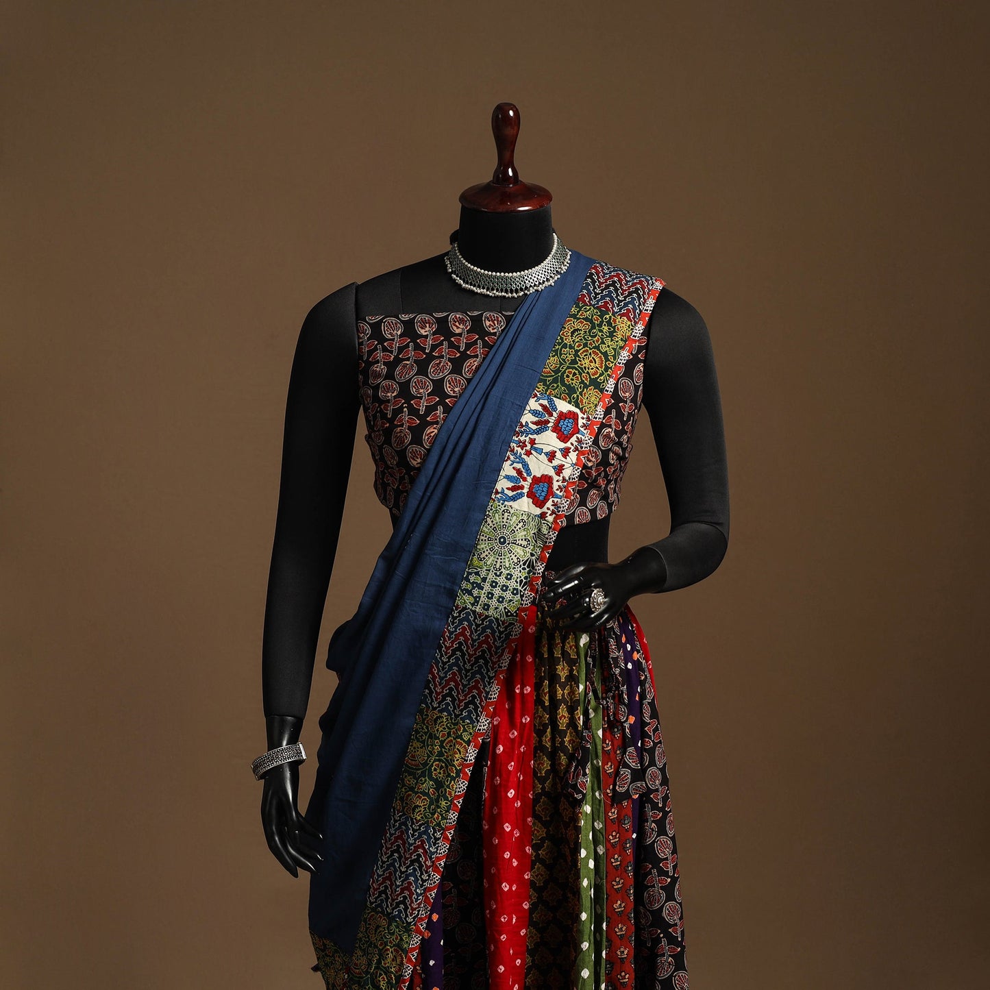 Multicolor - navratri garba cotton chaniya choli set 21