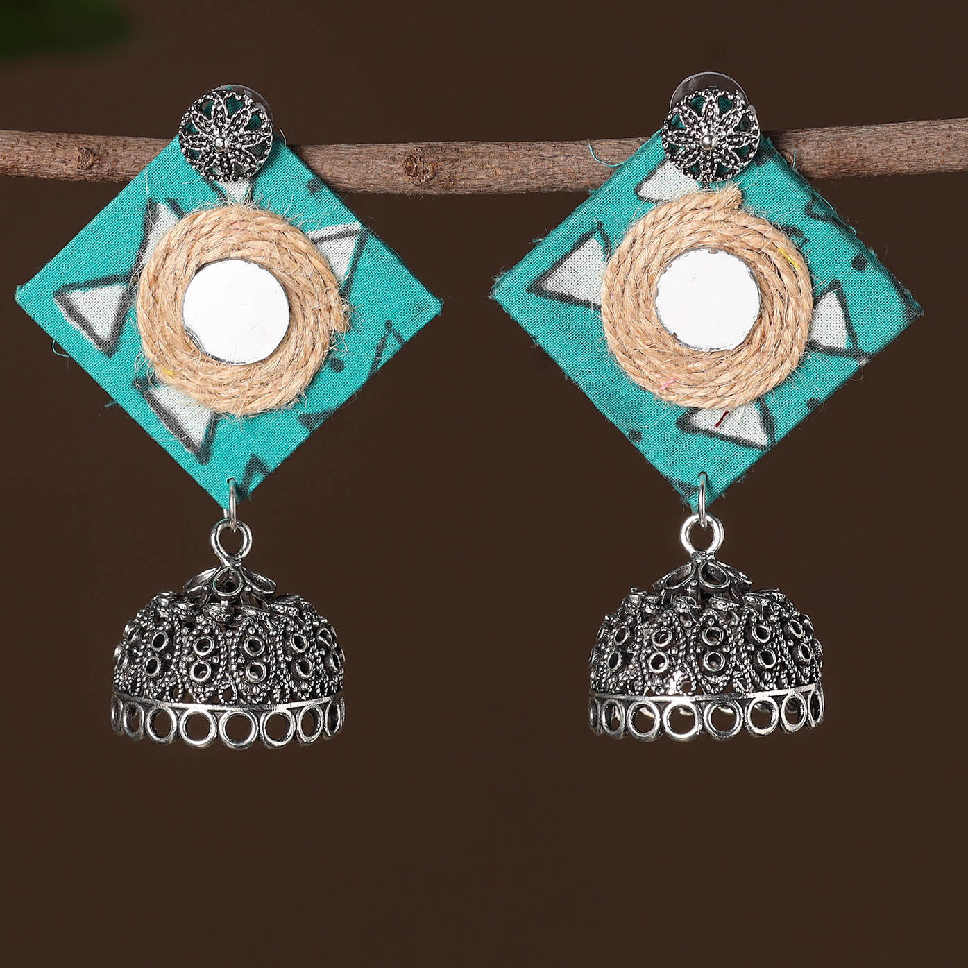 German Silver Earrings