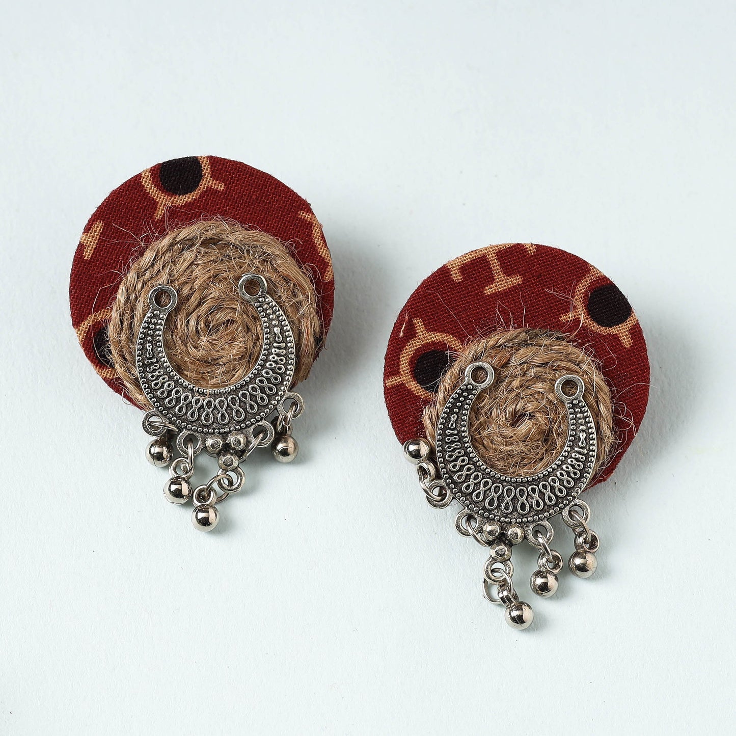 Handcrafted Fabart Earrings by Asalkaar