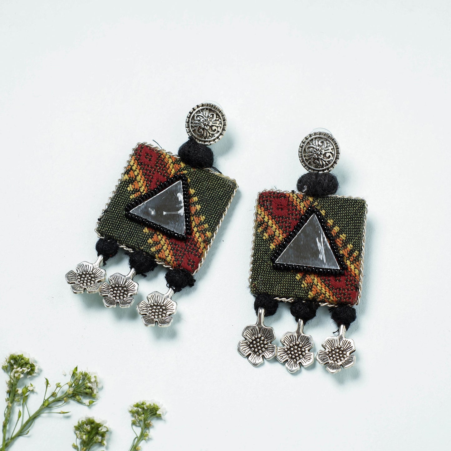 Handcrafted Fabart Earrings by Sufiyan Khatri