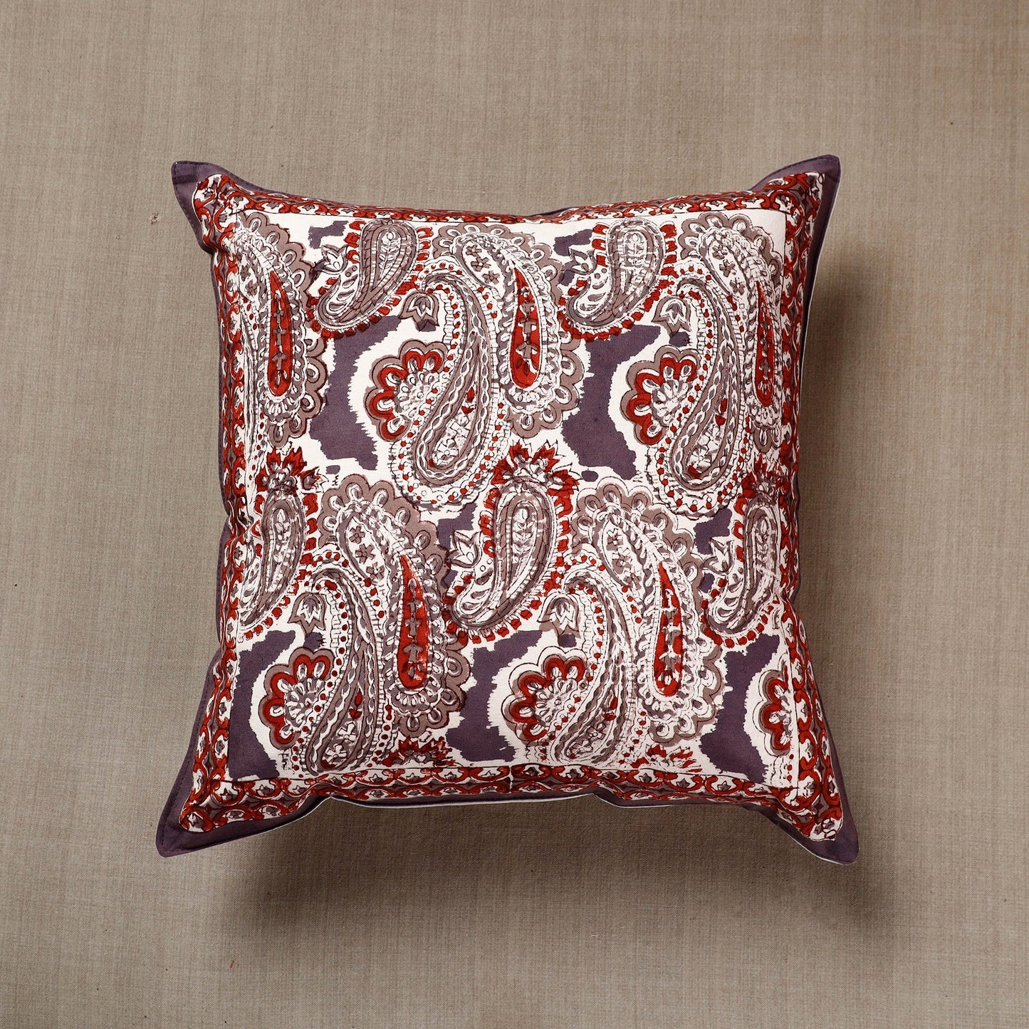 Block Printed Cushion Cover