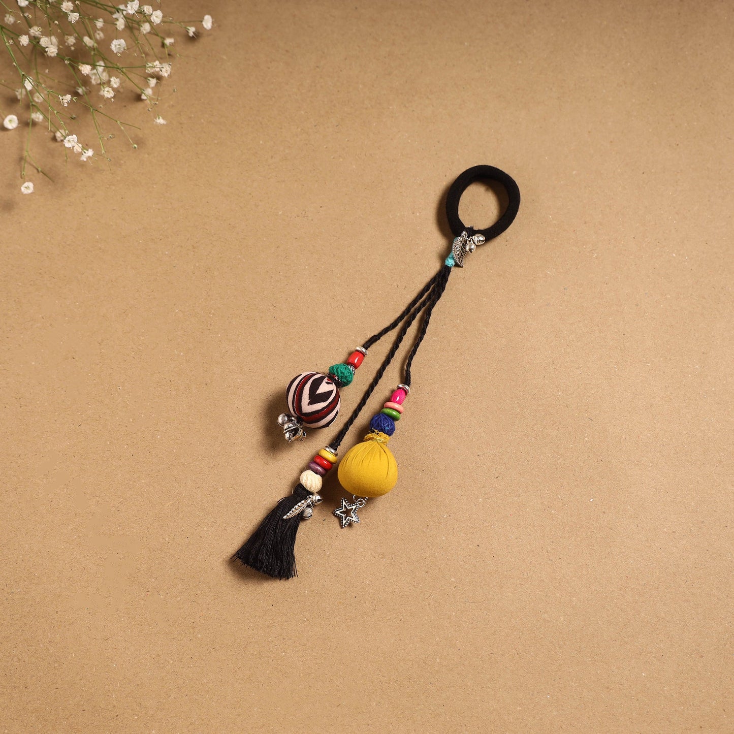 Multicolor - parandi-style hair rubber band 09 - handcrafted