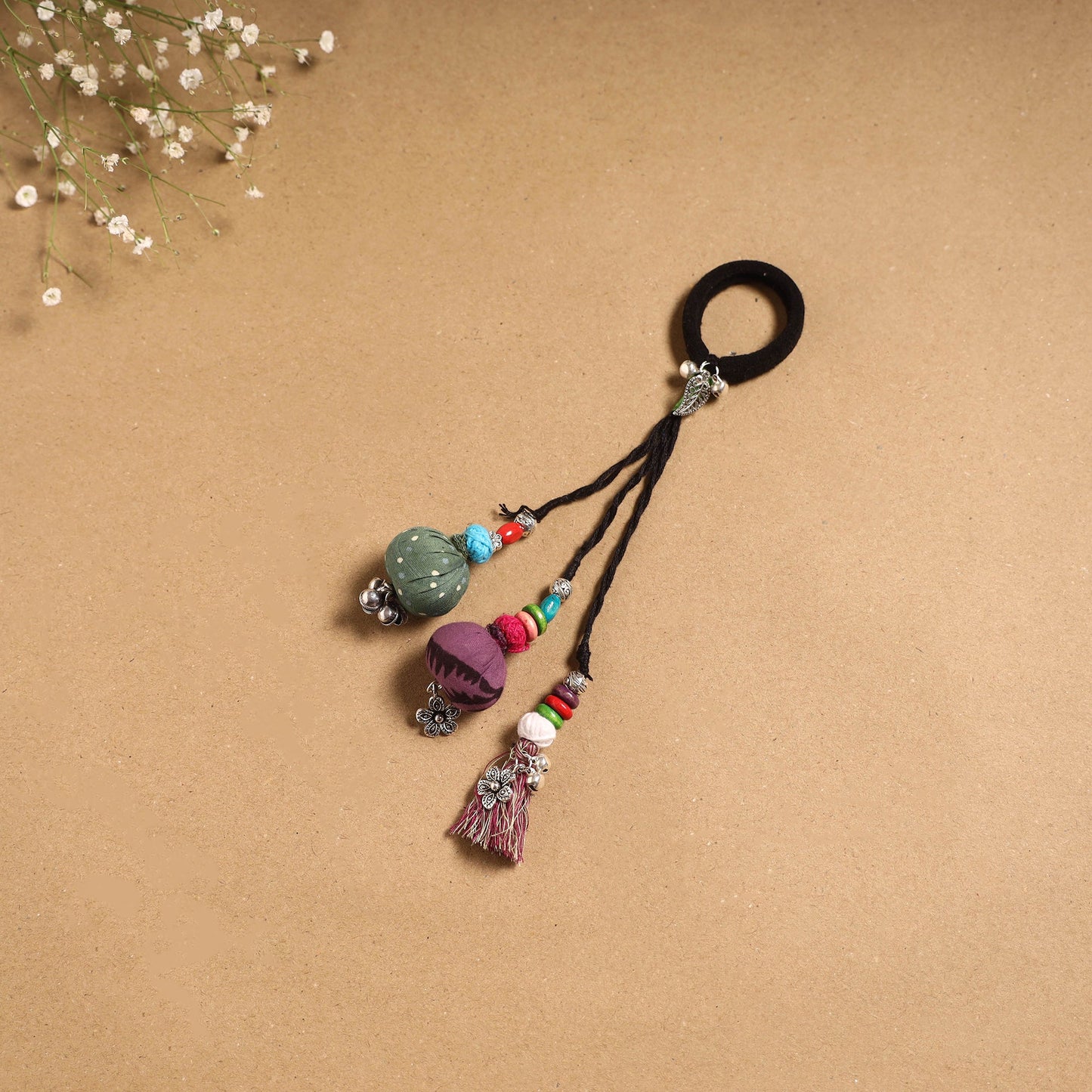 Multicolor - parandi-style hair rubber band 15 - handcrafted