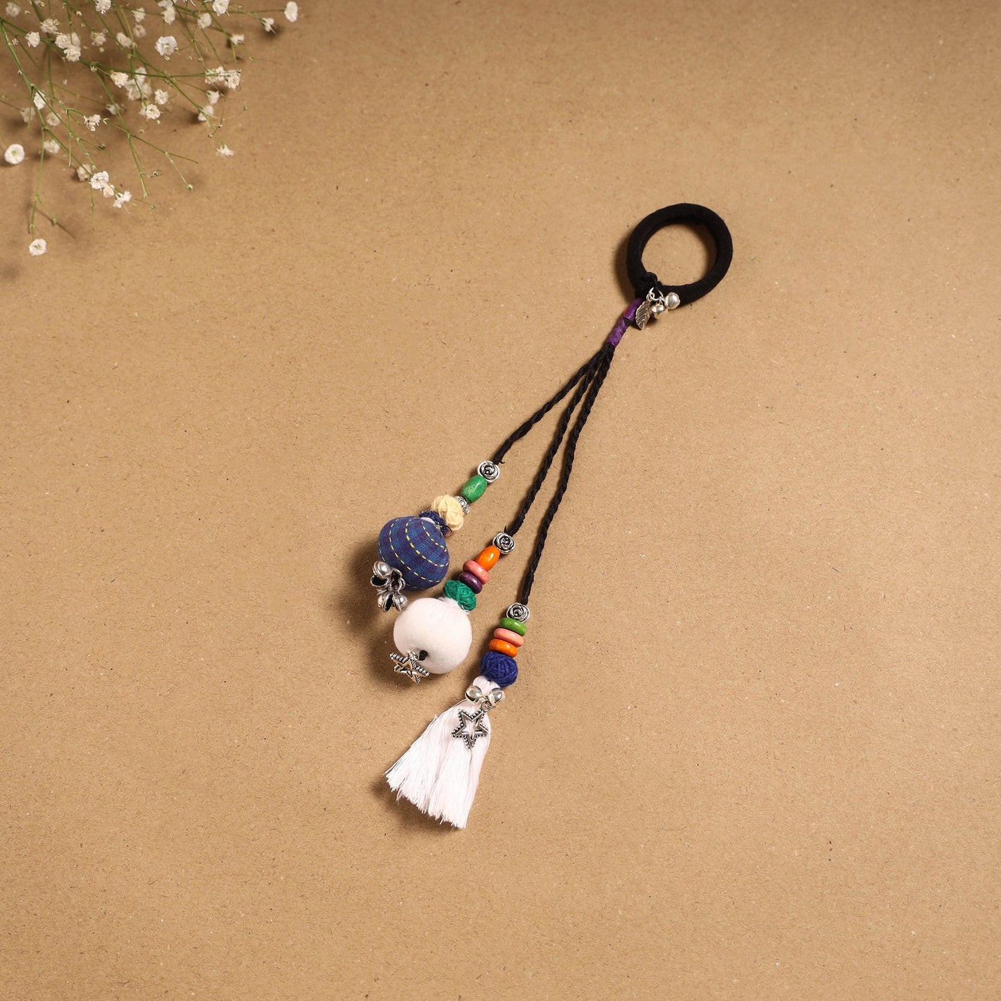 Multicolor - parandi-style hair rubber band 19 - handcrafted