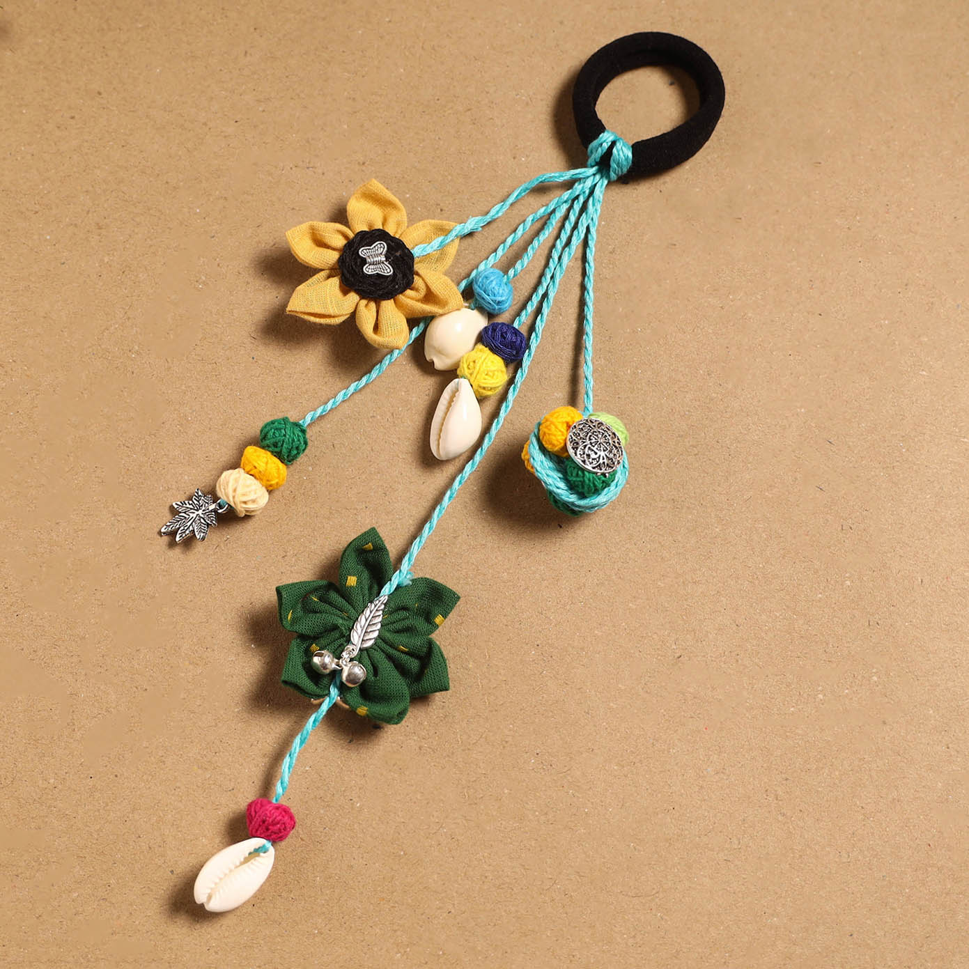 Multicolor - parandi-style hair rubber band 41 - handcrafted