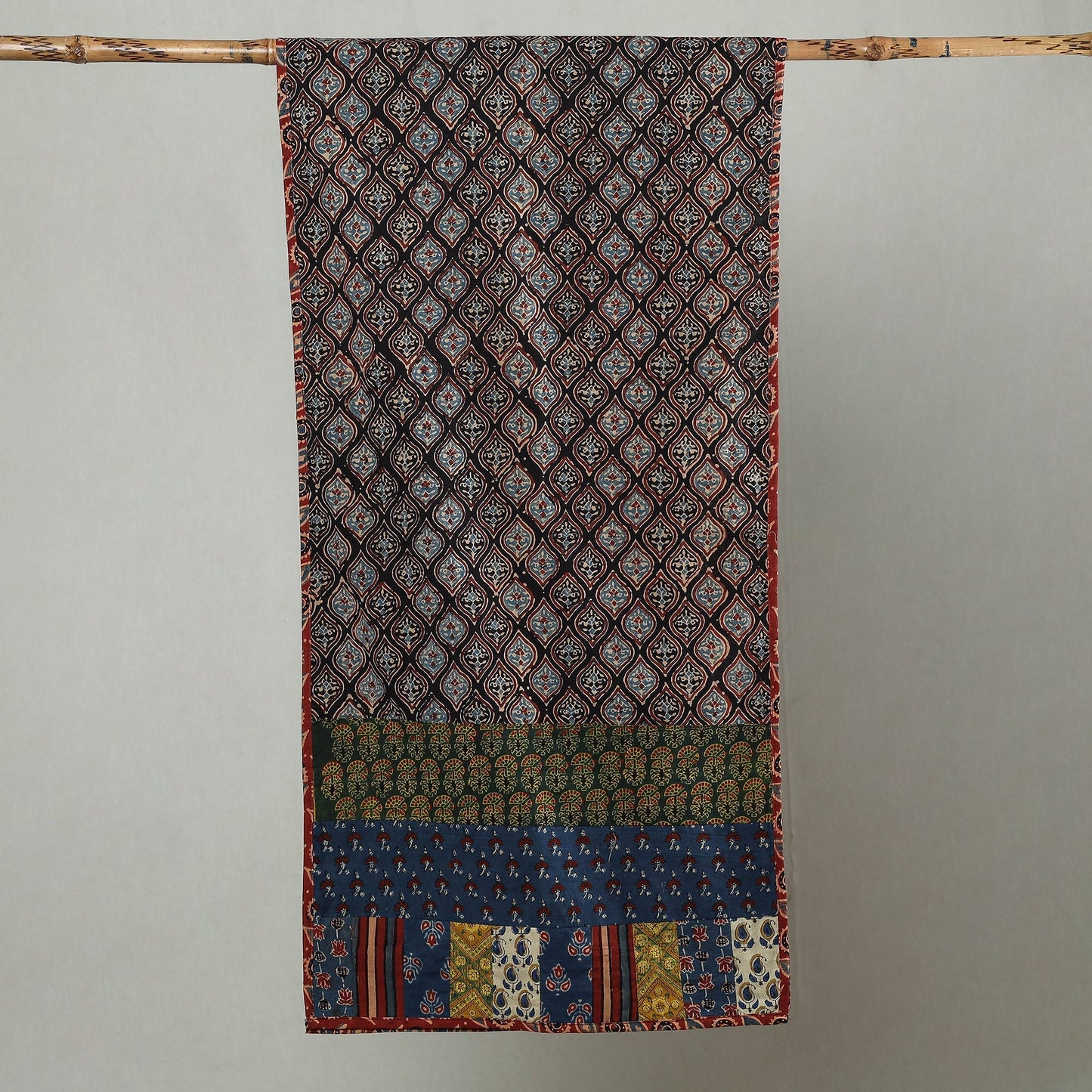 Multicolor - patchwork cotton stole in prints 31