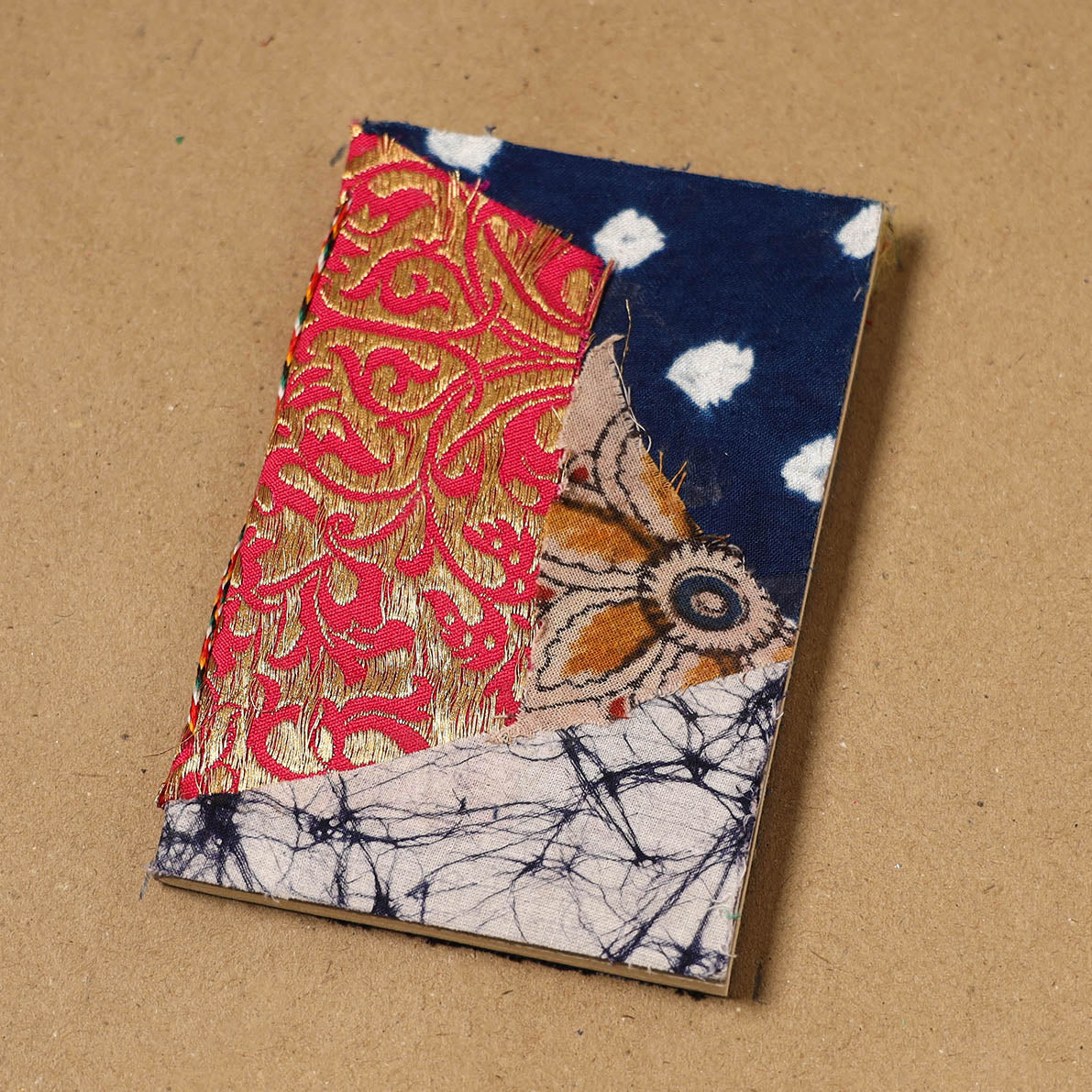 Patchwork fabric cover handmade paper notebook 104