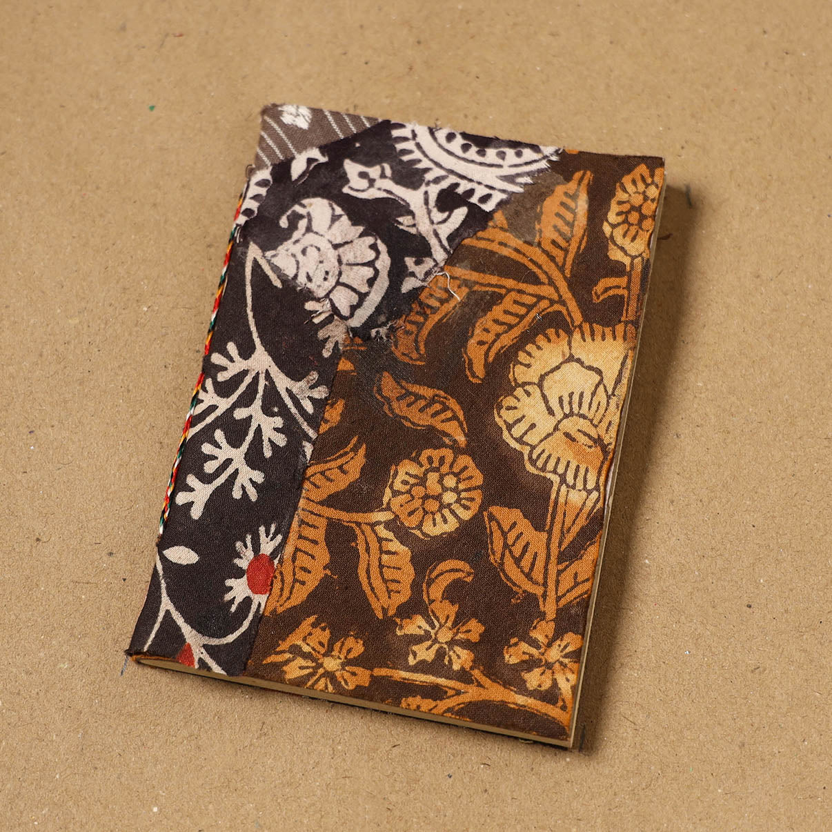 Patchwork fabric cover handmade paper notebook 118