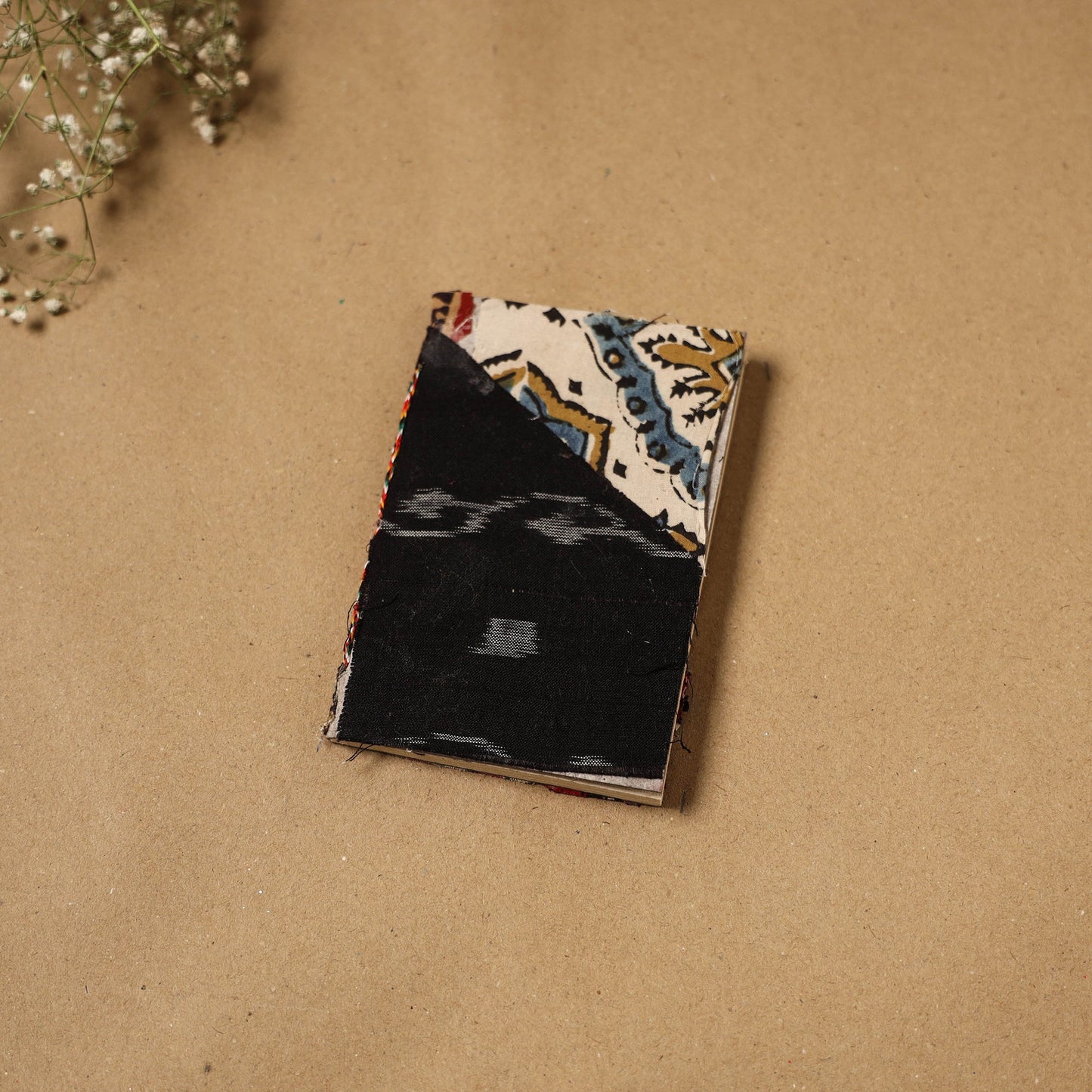 Patchwork fabric cover handmade paper notebook 121