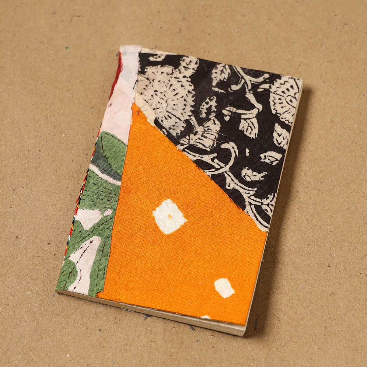 Patchwork fabric cover handmade paper notebook 122