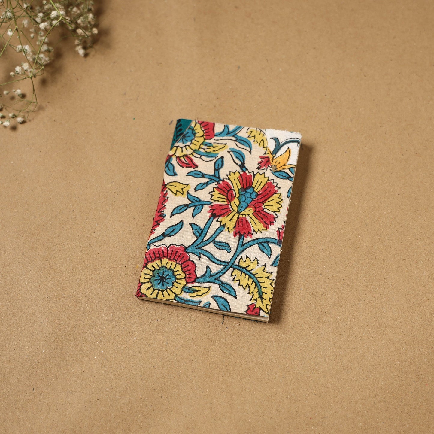 Patchwork fabric cover handmade paper notebook 124