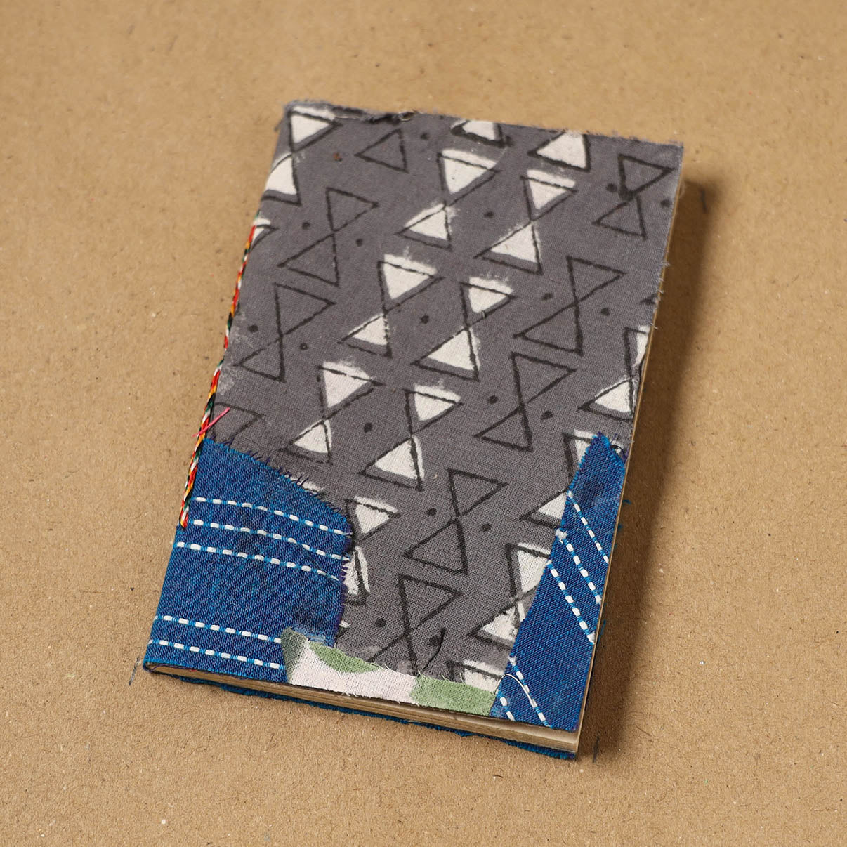Patchwork fabric cover handmade paper notebook 141