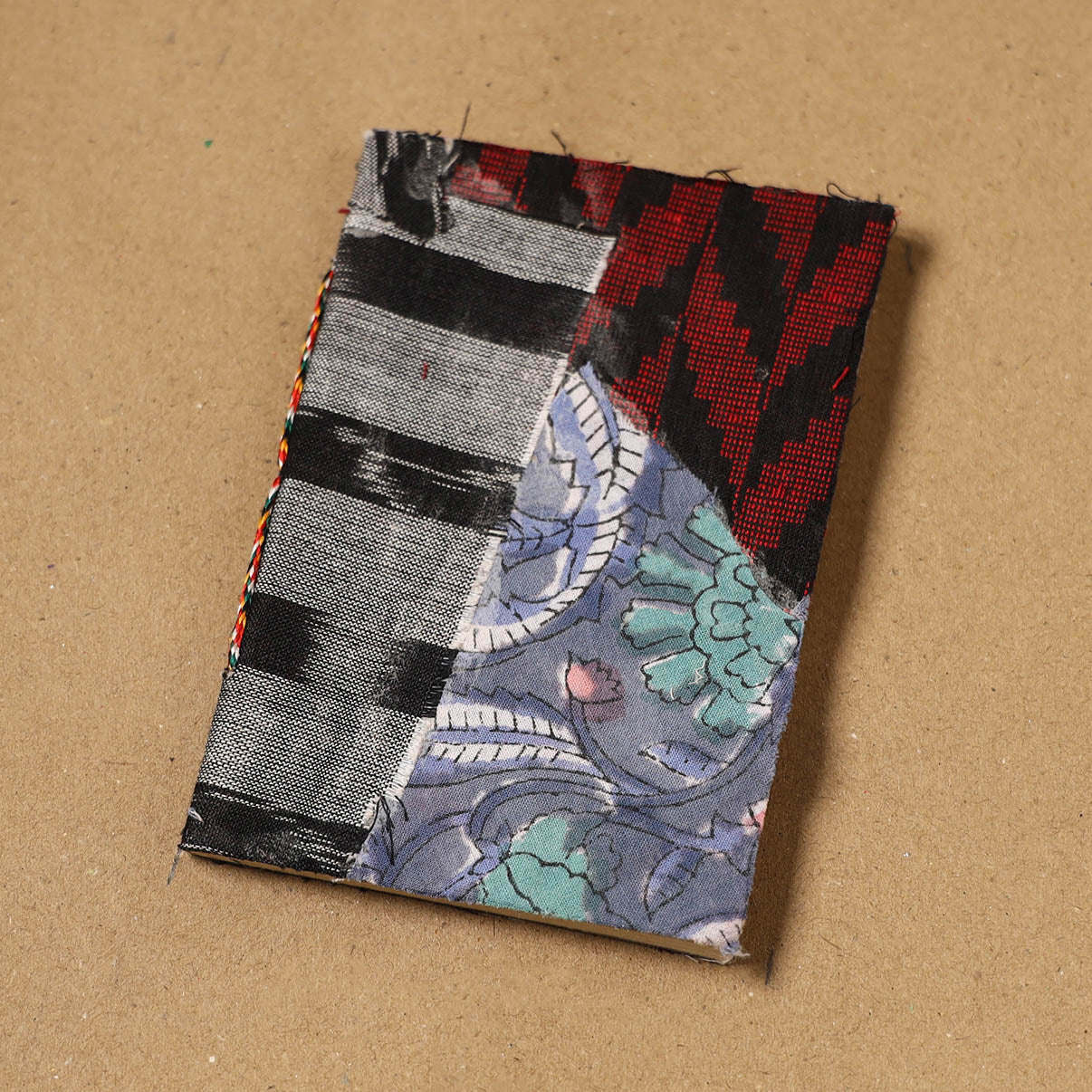 Patchwork fabric cover handmade paper notebook 142