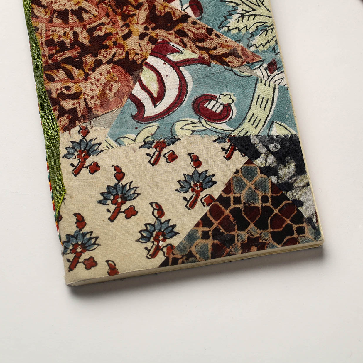 Patchwork Fabric Cover Handmade Paper Notebook