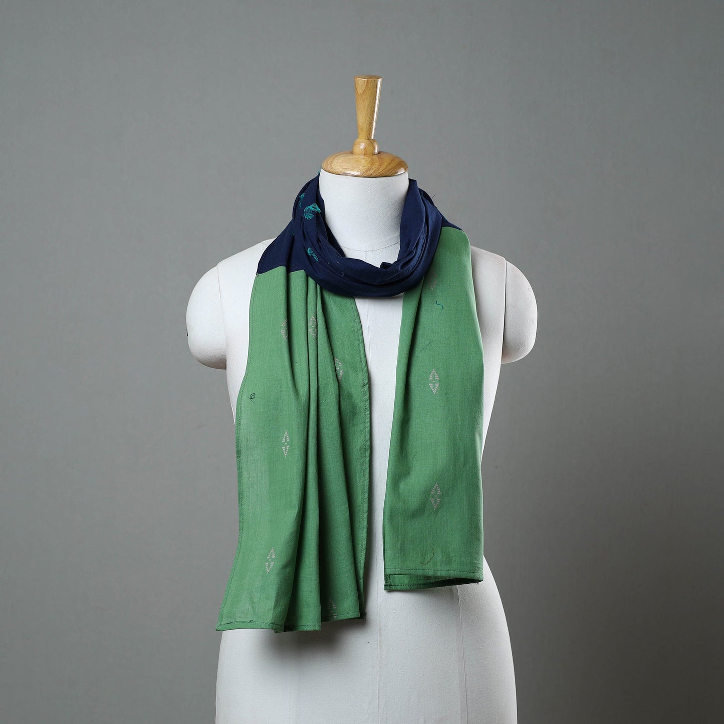 Patchwork Jacquard Cotton Stole