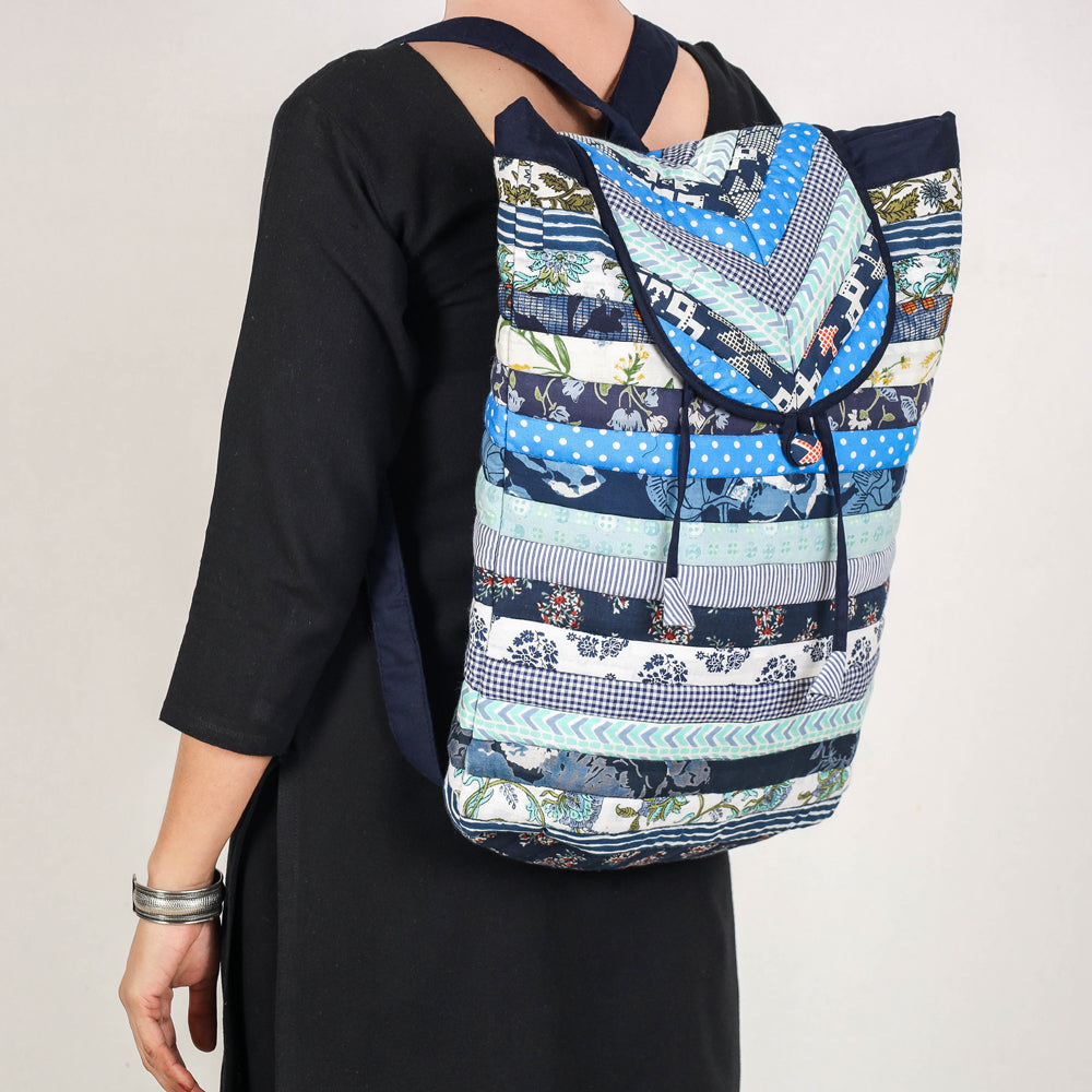 patchwork quilted backpack pithu bag