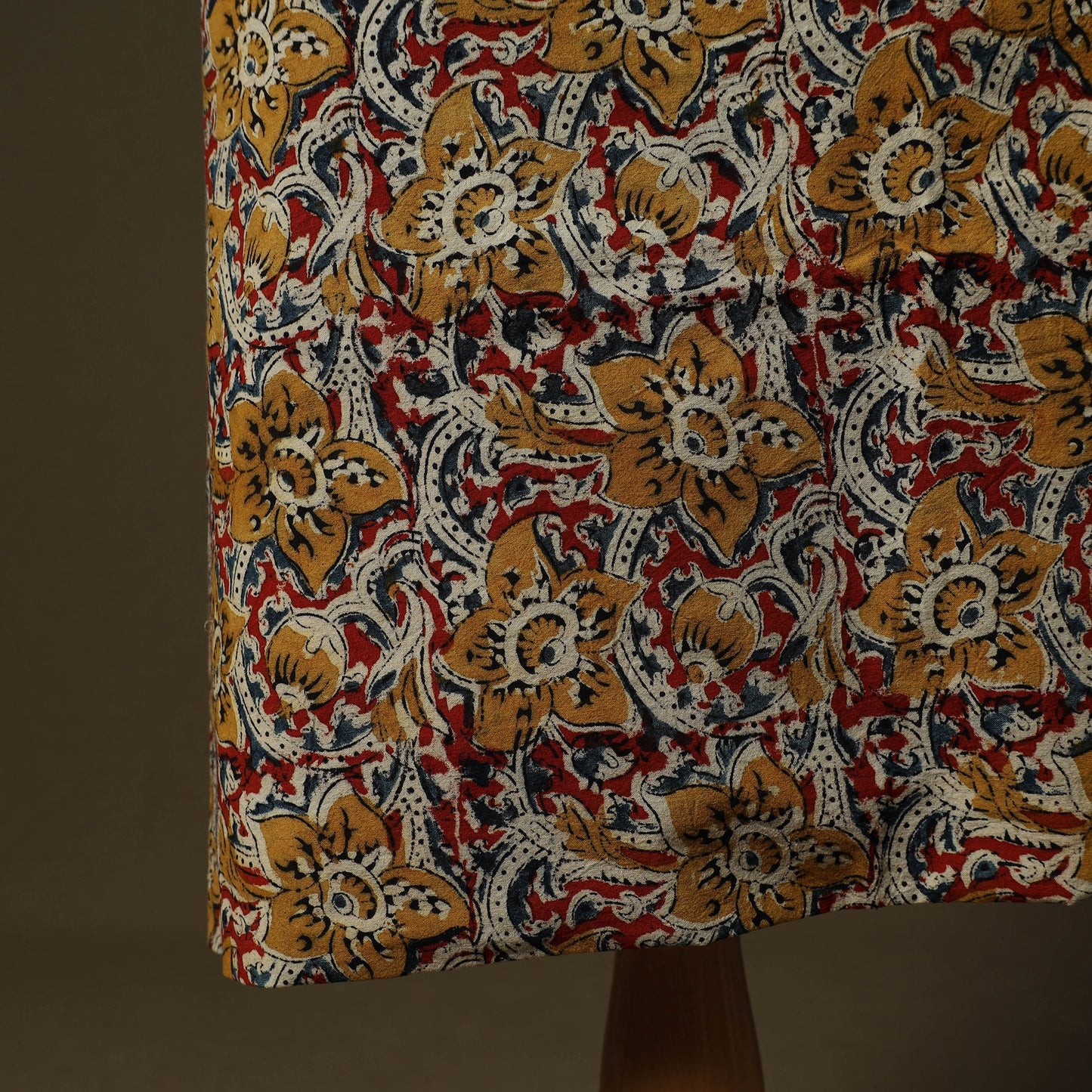 Pedana hand block print natural dyed cotton kalamkari 2pc