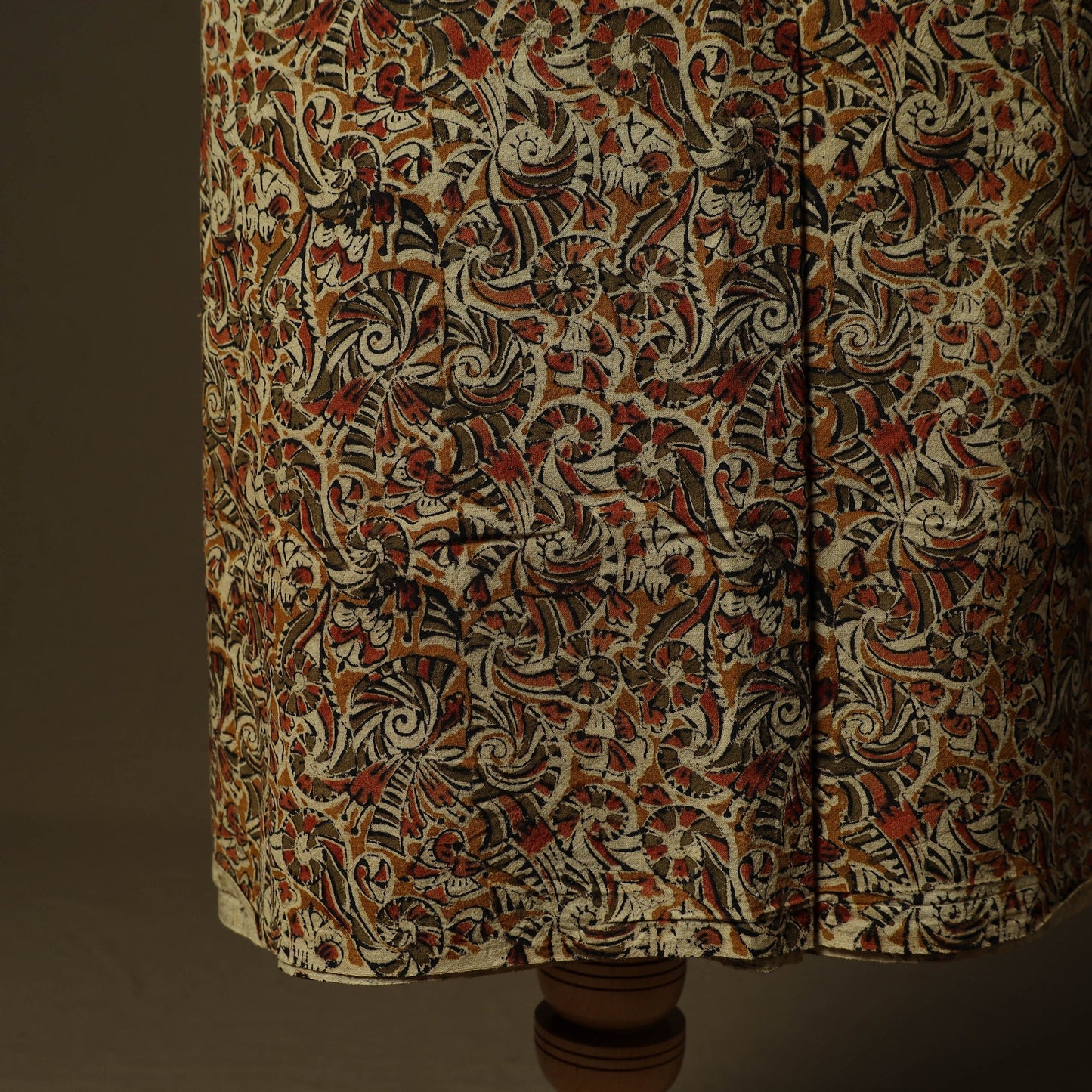 Pedana hand block print natural dyed cotton kalamkari 2pc