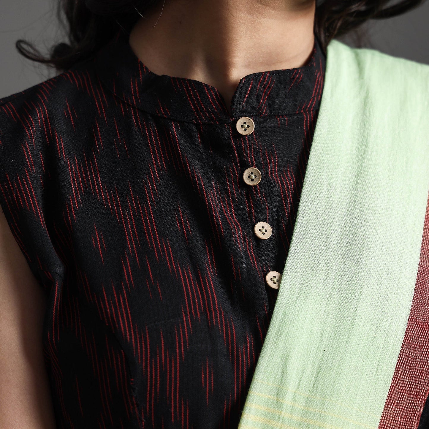 Pochampally Ikat Cotton Blouse