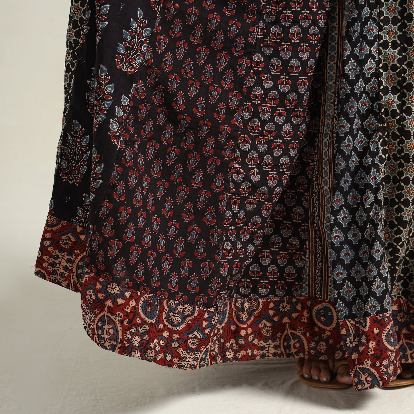 Ajrakh Patchwork Skirt