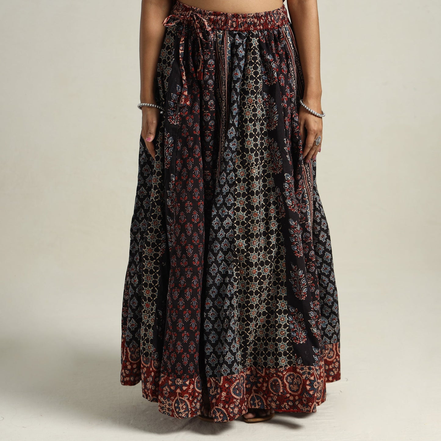Ajrakh Patchwork Skirt
