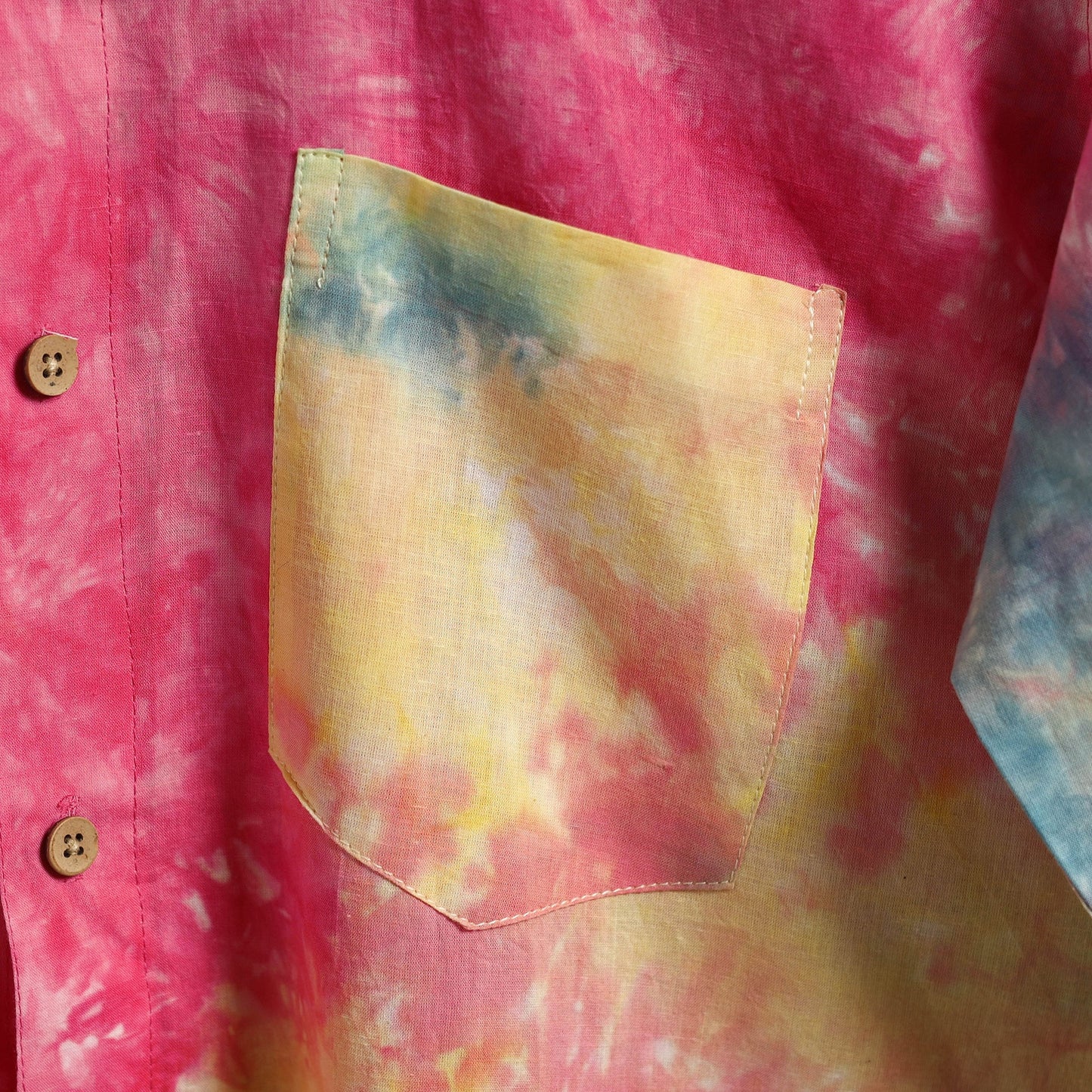 Multicolor - multicolour - pure cotton full sleeve tie-dye