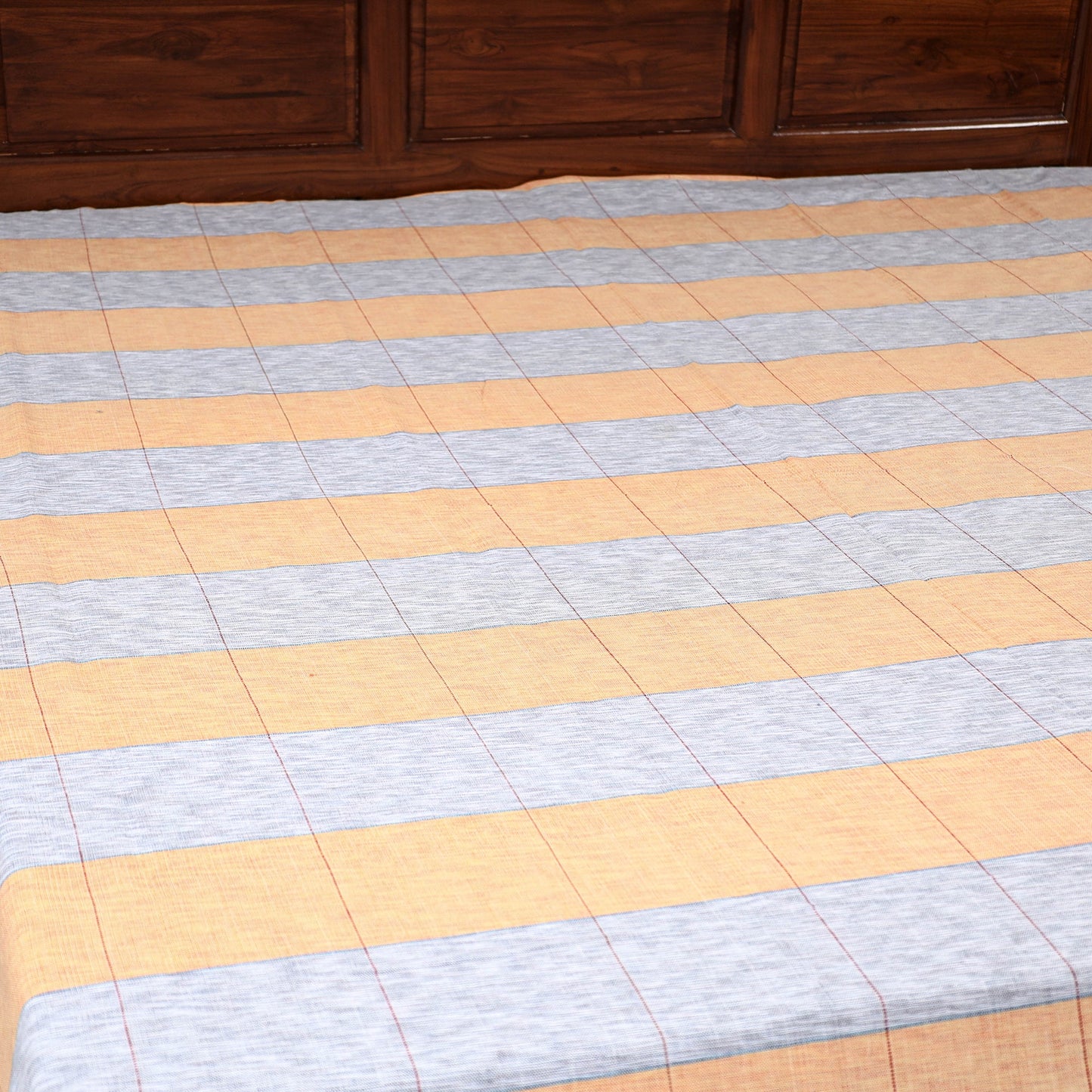 Pure Handloom Cotton Double Bed Cover