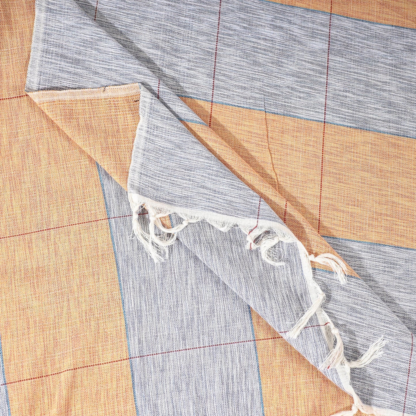 Pure Handloom Cotton Double Bed Cover