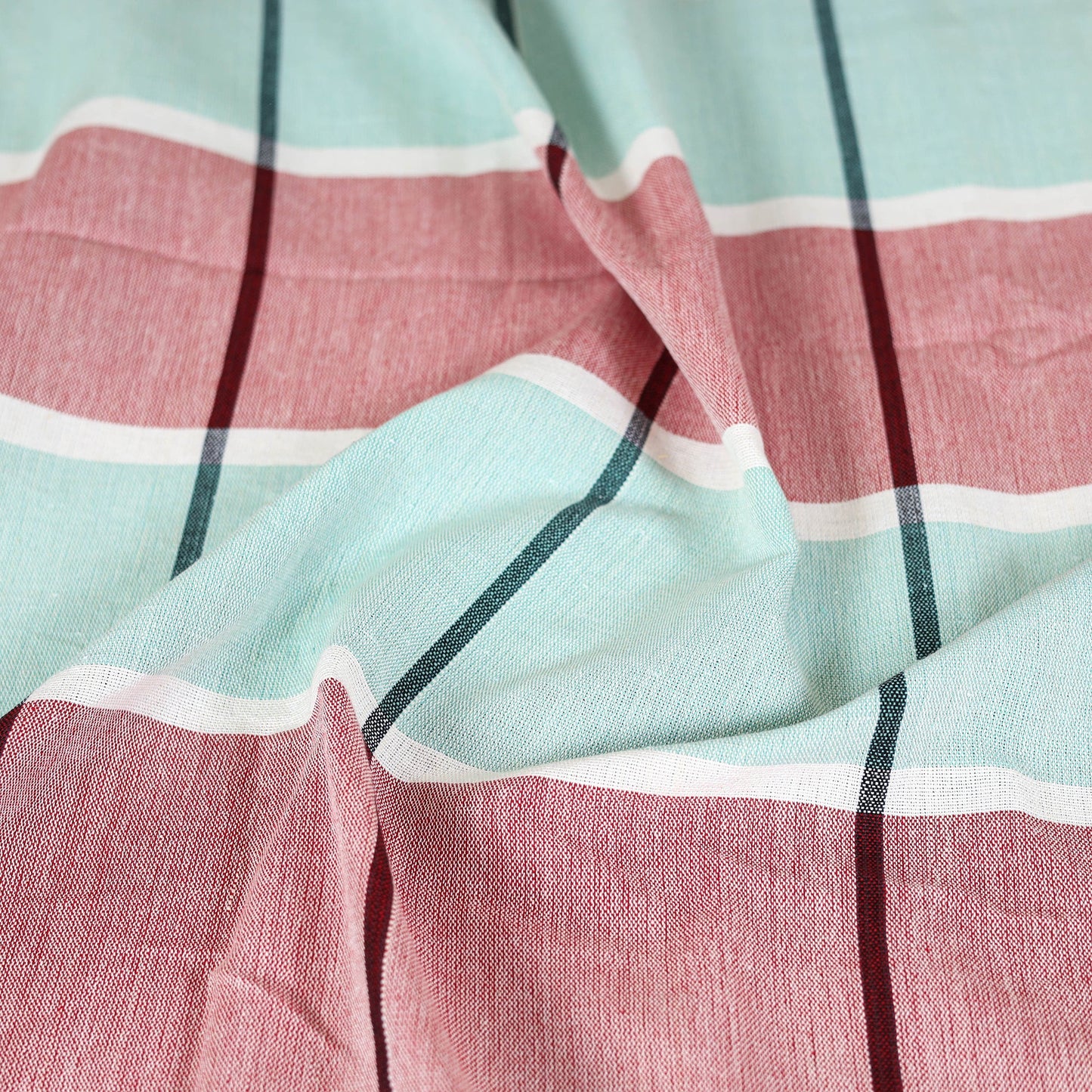 Buy Multicolor Pure Handloom Double Cotton Bed Sheet