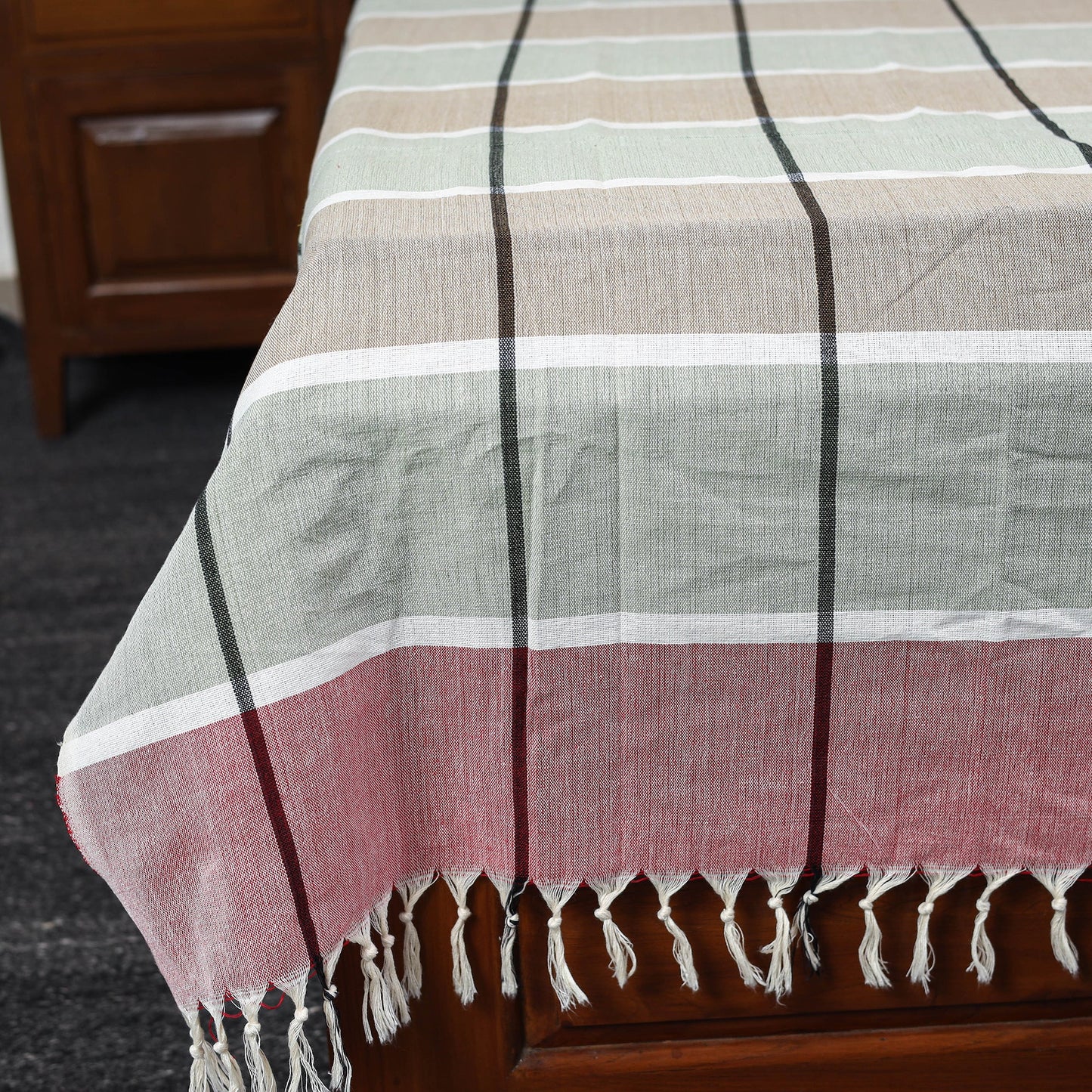 Buy Pure Handloom Double Cotton Bed Sheet