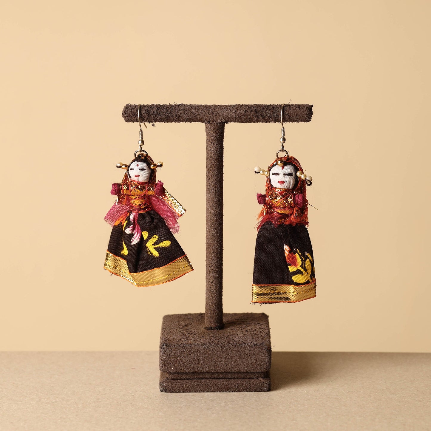 Rajasthani Puppet Handmade Earrings