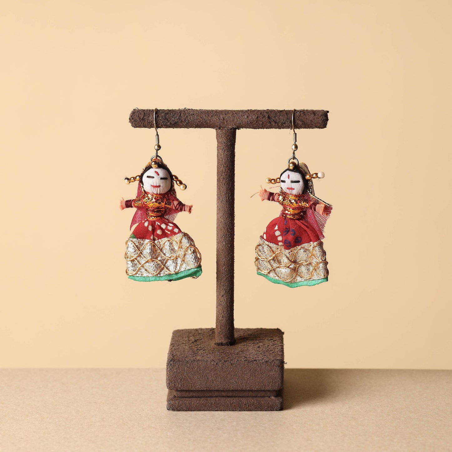 Rajasthani Puppet Handmade Earrings
