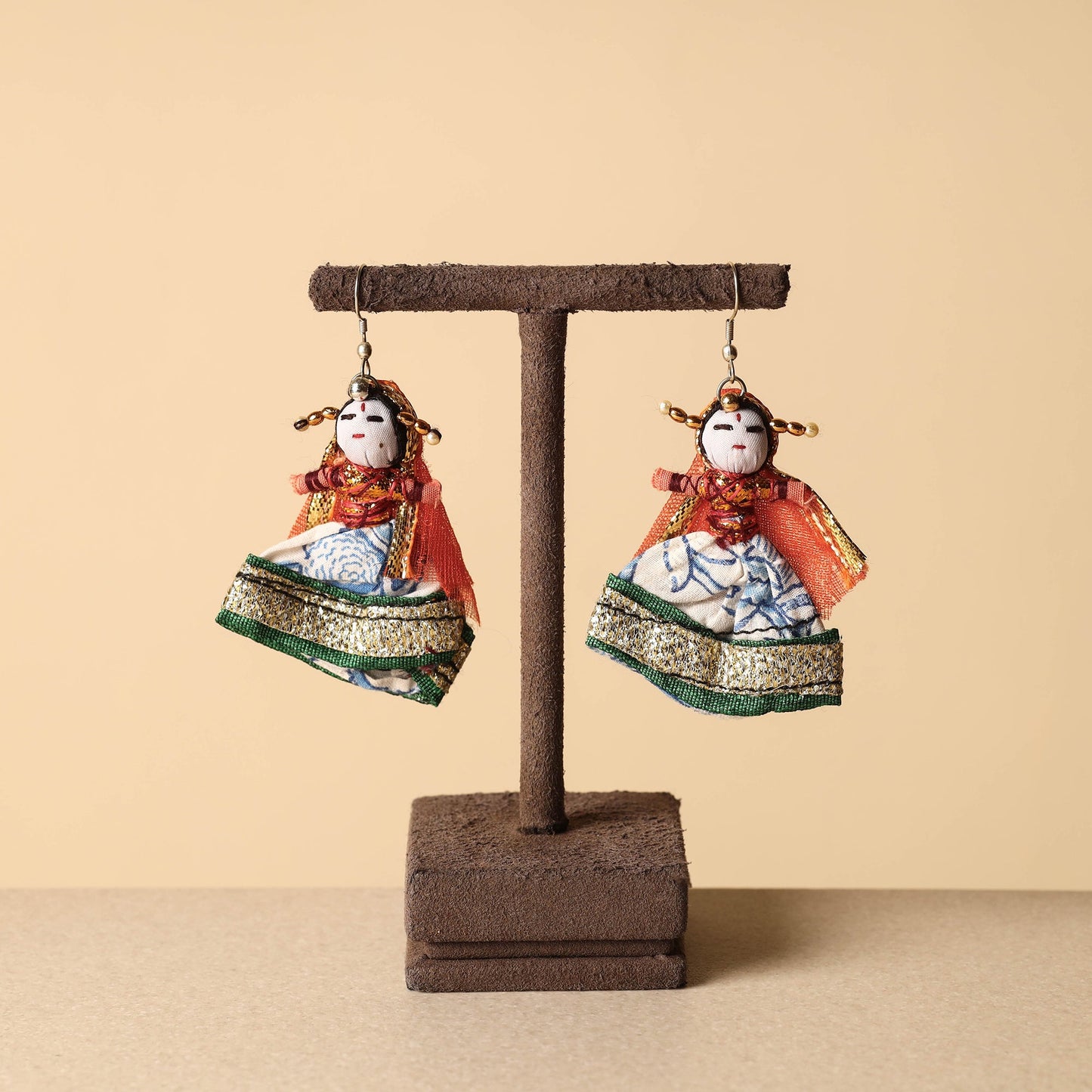 Rajasthani Puppet Handmade Earrings
