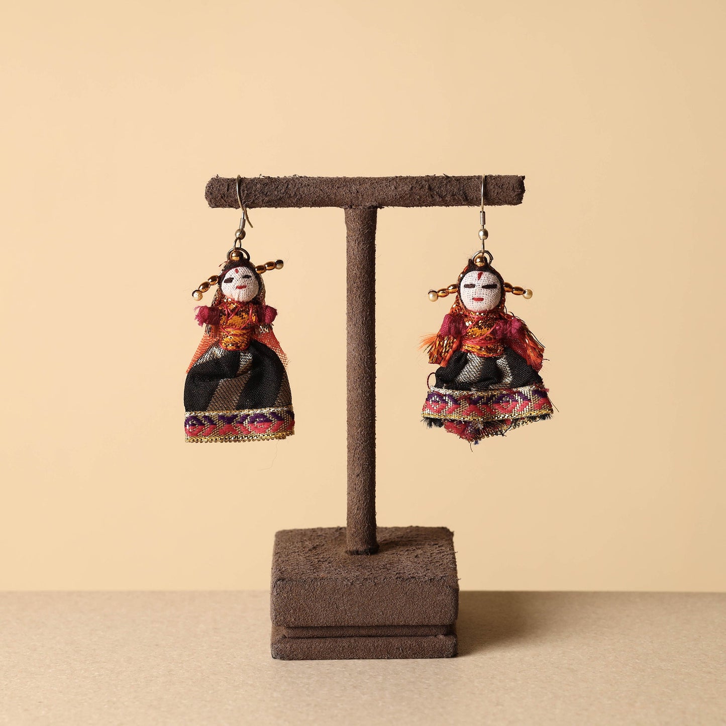 Rajasthani Puppet Handmade Earrings