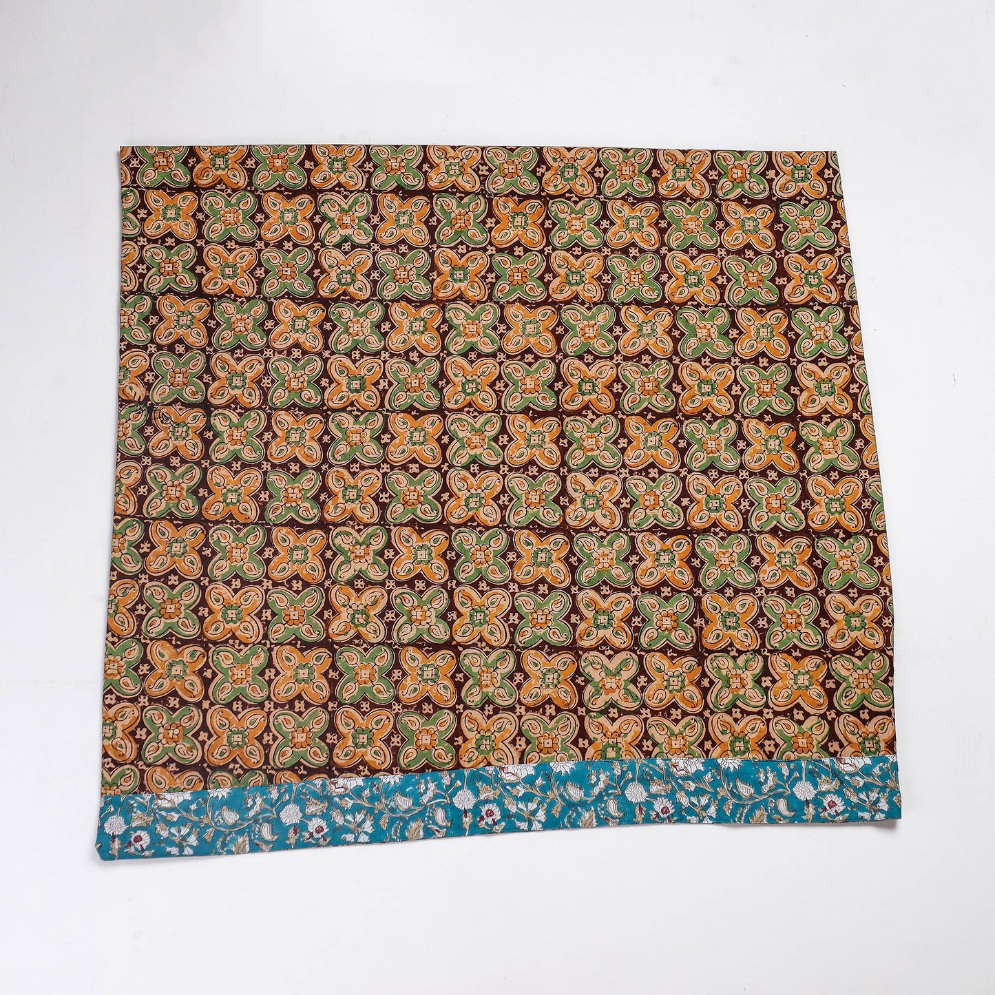 Multicolor - rangoli kalamkari printed cotton blouse piece